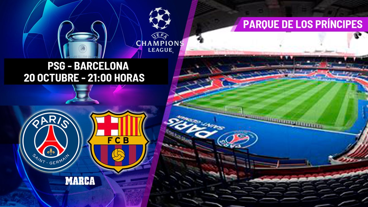 PSG and Barcelona meet in Champions League match