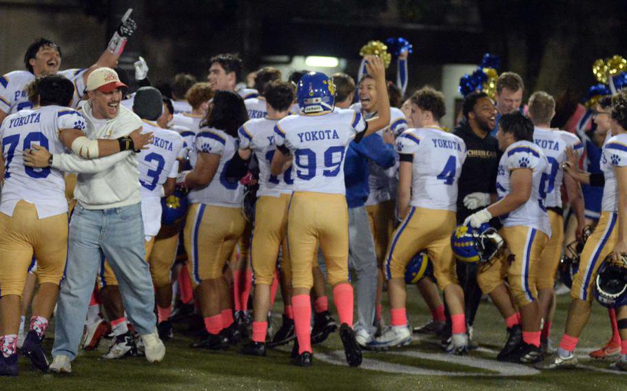 Yokota celebrates its third straight title.
