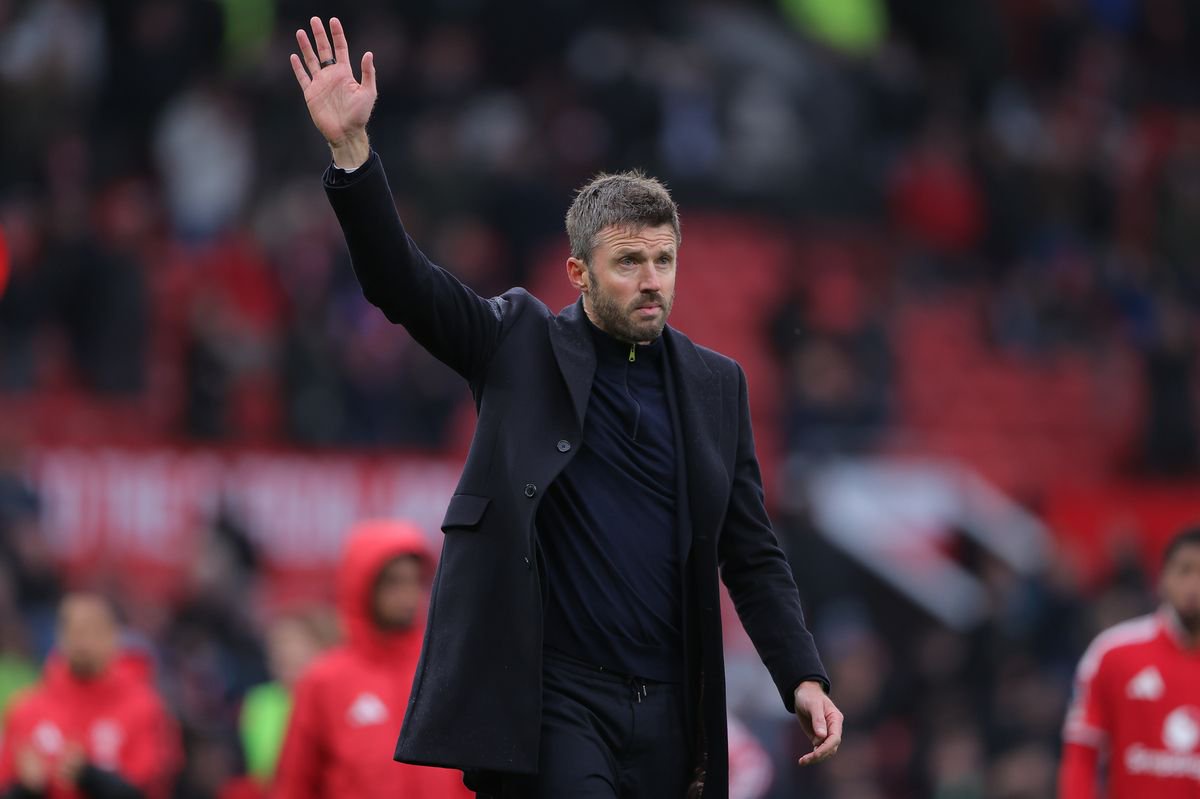 Michael Carrick cut a dejected figure after Manchester United's defeat to Bournemouth