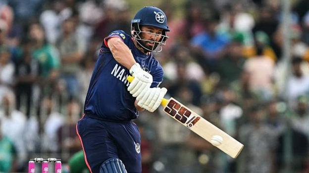 Namibia batter Jan Frylinck