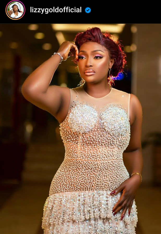 Reactions As a famous Nollywood actress, Lizzie Gold shares cute pictures on Instagram