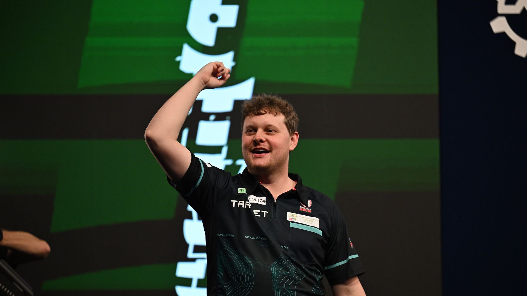 Kevin Doets stunned Michael van Gerwen (Picture: PDC)
