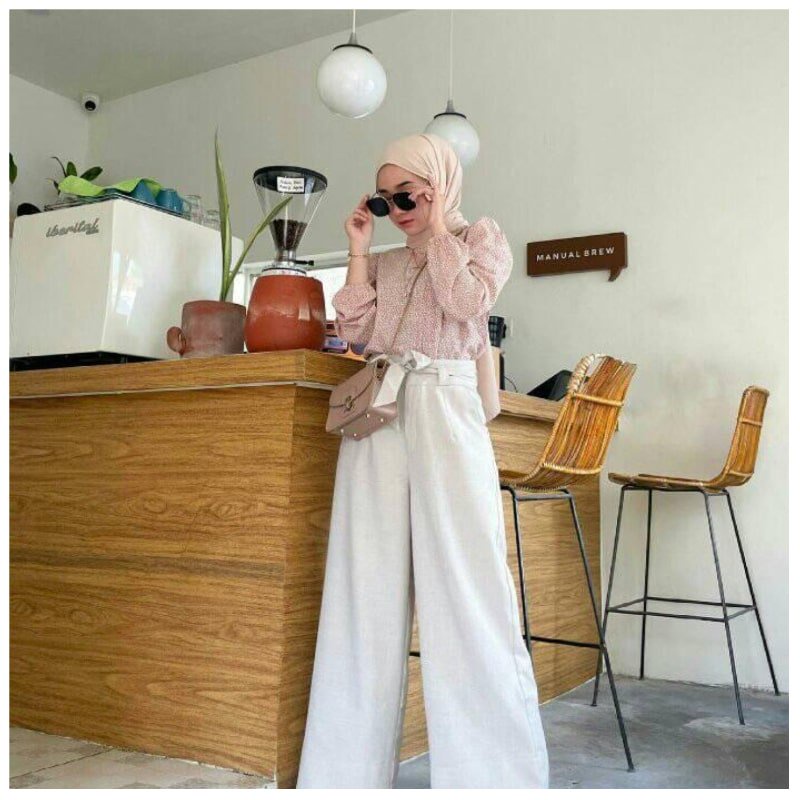 10 OOTD Celana Kulot Kekinian, Dijamin Keren