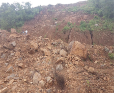 Child among three buried under debris as rain-triggered landslide strike Aizawl building | Child among three buried under debris as rain-triggered landslide strike Aizawl building