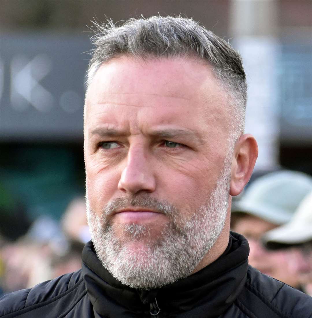 Folkestone Invicta boss Jay Saunders. Picture: Randolph File
