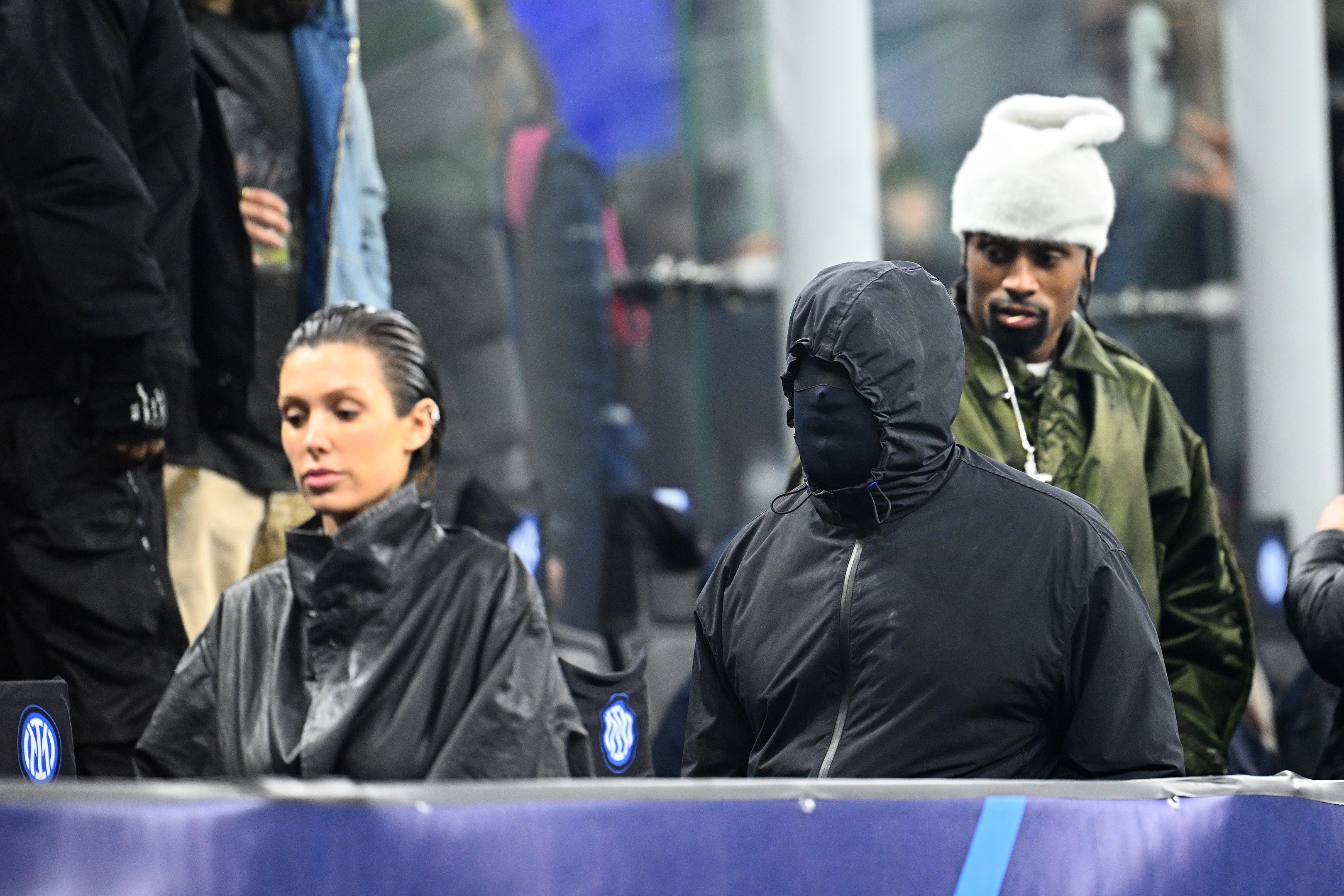 Kanye was practically unrecognizable while in Italy with his wife