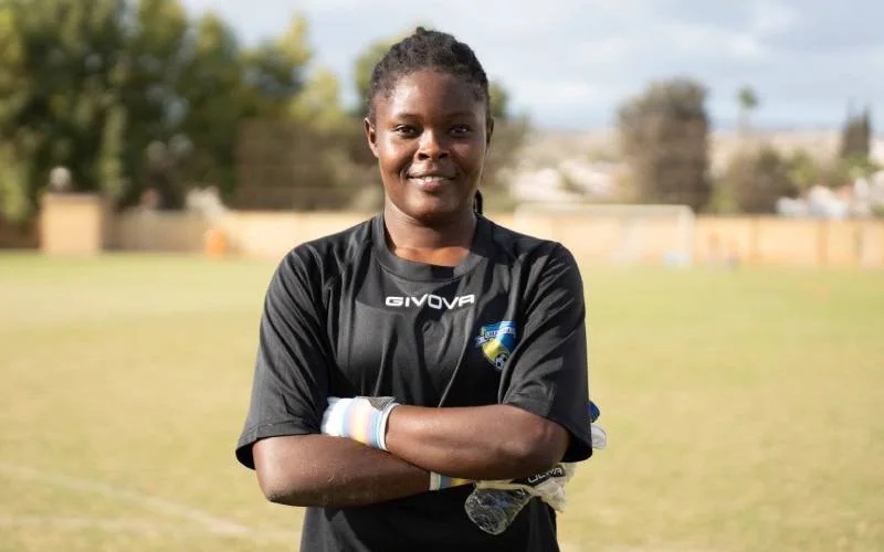 Goalkeeper Sophy Akinyi targets Greek top-flight return with AO Trikala - Goalkeeper Sophy Akinyi Opula. (Photo: Opula)