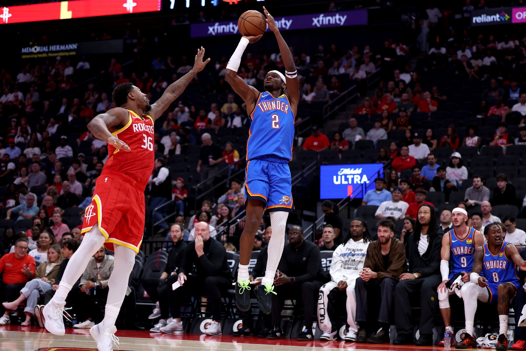 Shai Gilgeous-Alexander lors du match contre les Spurs, le 20 octobre 2026 à San Antonio