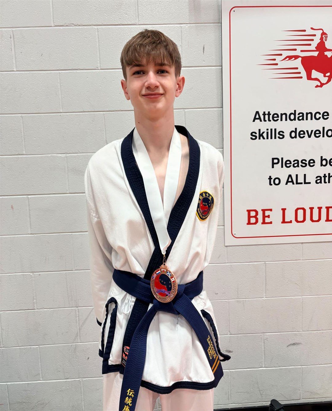Harrison Reid was a bronze medallist in Calgary.