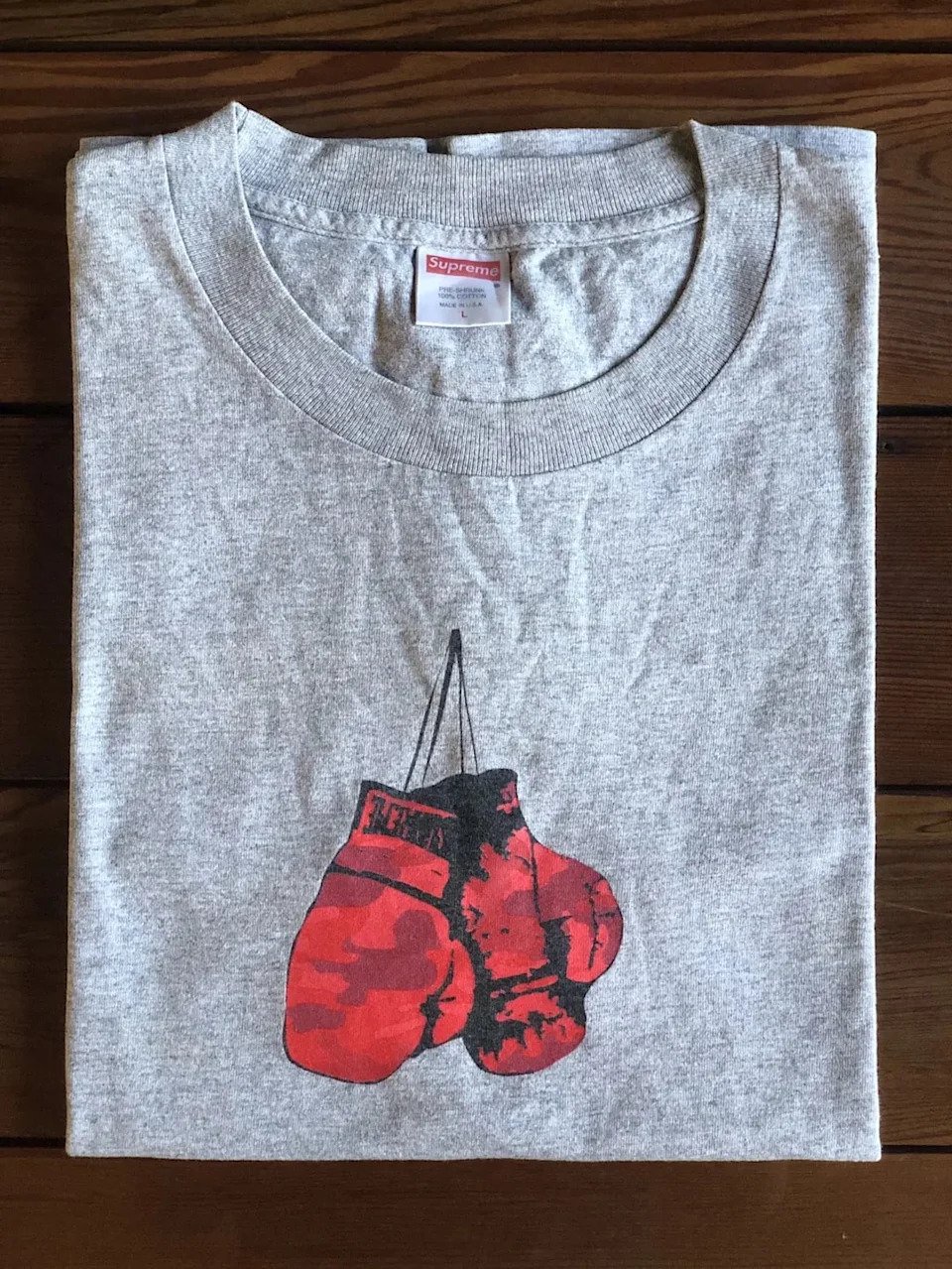Supreme's Boxing Gloves T-shirt from 1998.