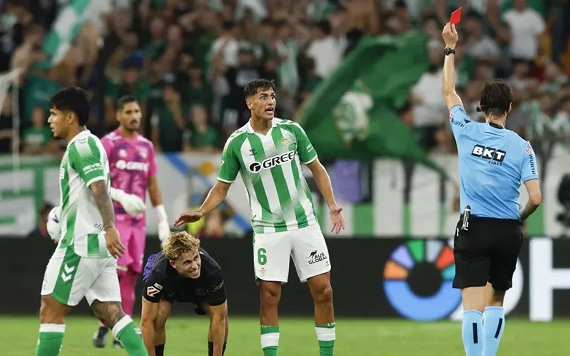 Facundo Bernal's 4-match ban upheld after Real Betis appeal fails