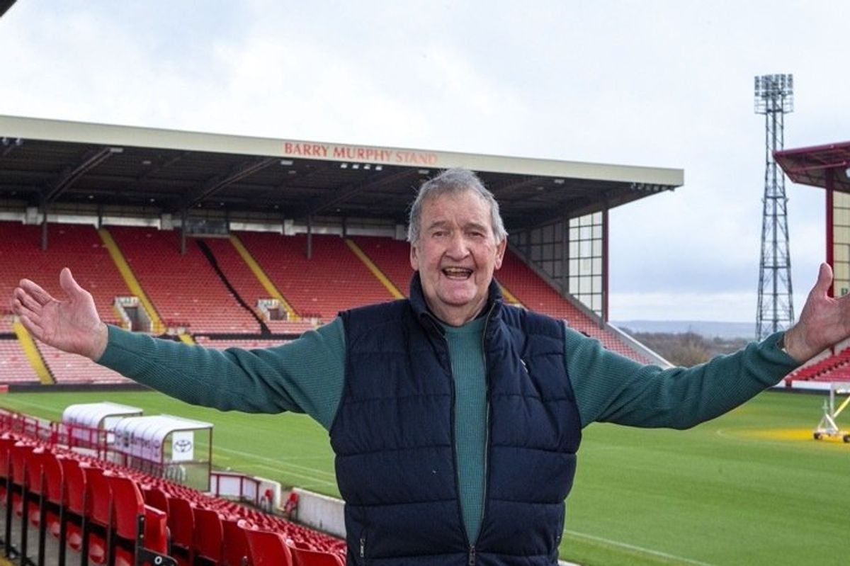 Barry Murphy had a stand named after him at Barnsley