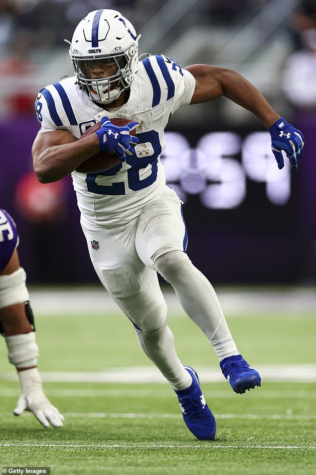 Jonathan Taylor signed a two-year $44 million extension in August that keeps him under contract through the 2028 season and significantly complicates any potential trade