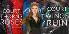 Sarah J Maas A Court Of Thorns And Roses book series with Feyre from the coloring book