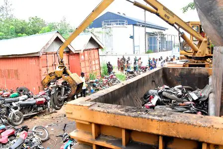 How Lagos is crushing commercial motorbikes