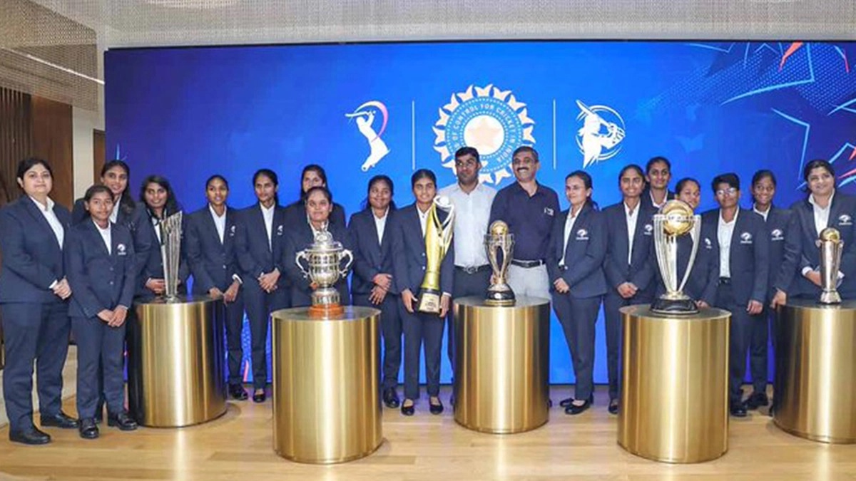 Indian Blind Women's Cricket Team Visits BCCI Headquarters Post Winning Inaugural T20 World Cup