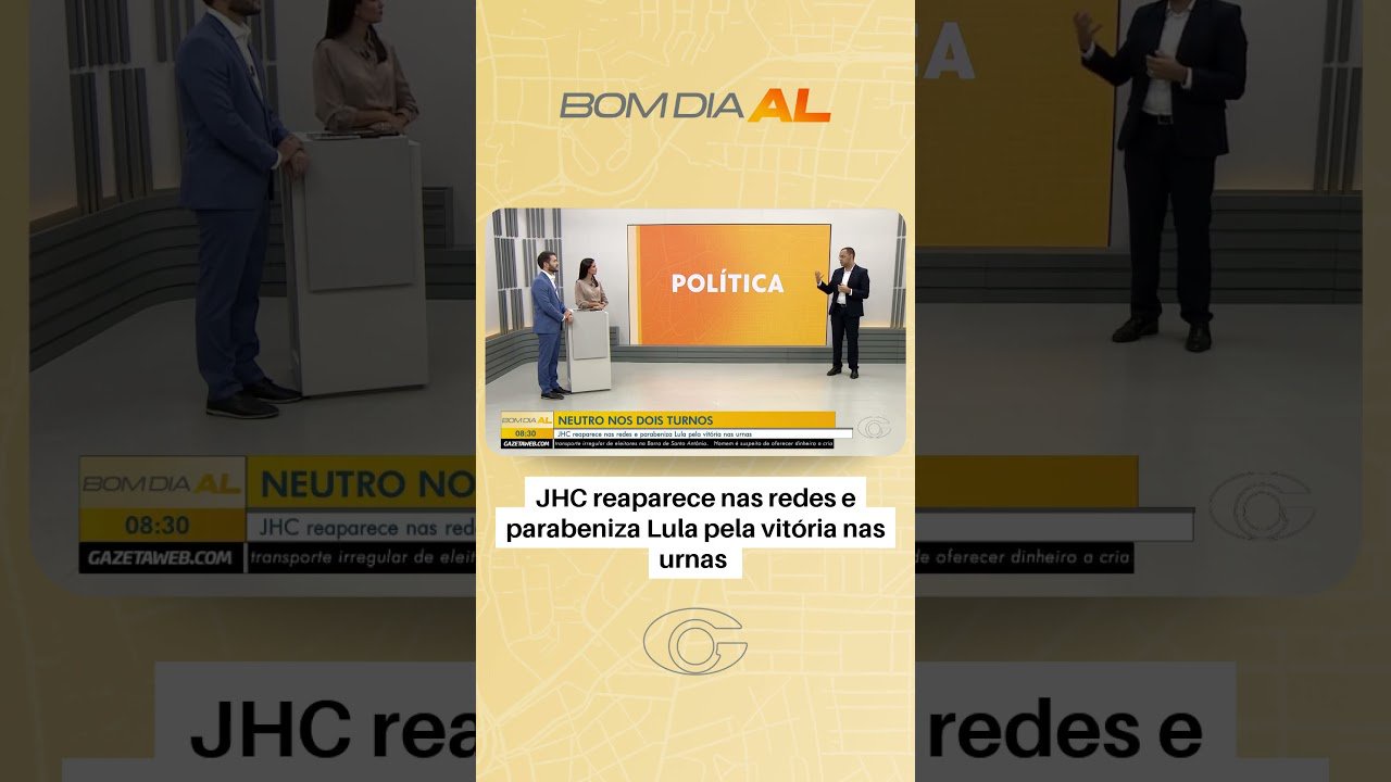 JHC reaparece nas redes e parabeniza Lula pela vitória nas urnas