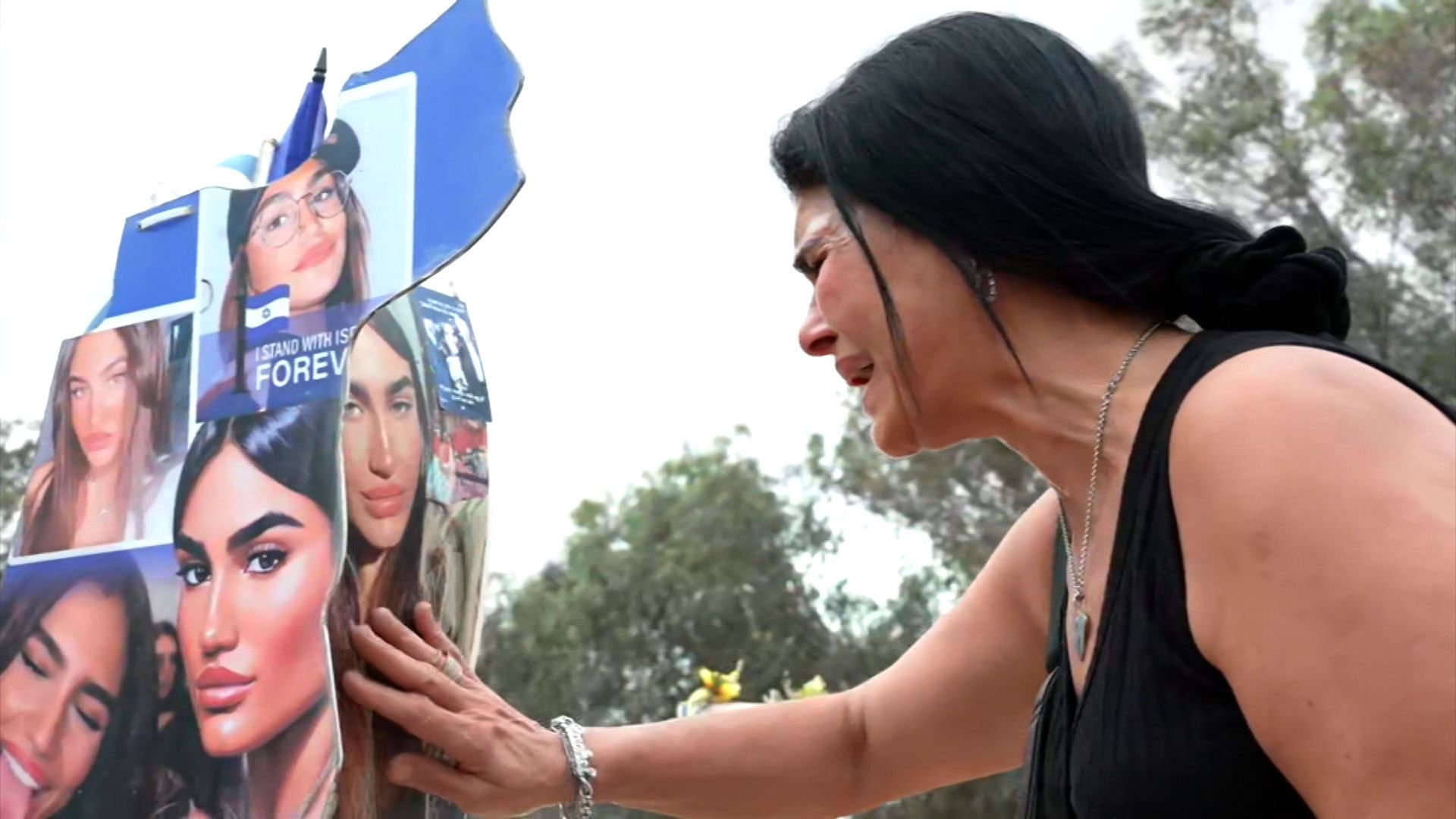 ‘There is so much pain in here:’ CNN correspondent reports from October 7 memorial