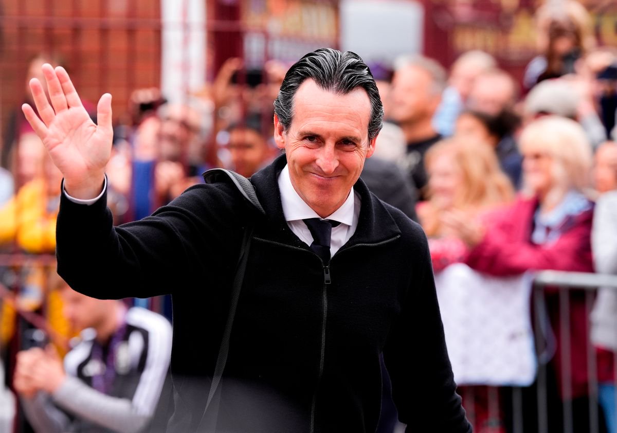 Aston Villa manager Unai Emery