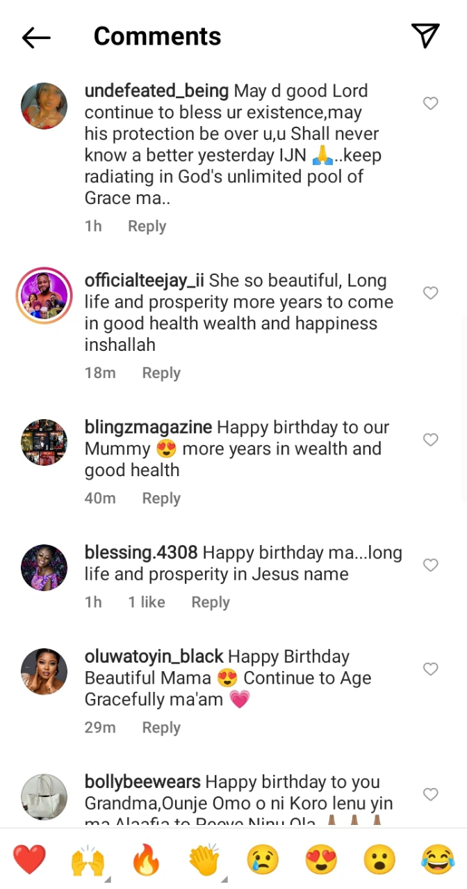 Ronke Odusanya And Others React As Actress Aisha Lawal Celebrates Her Mother's Birthday