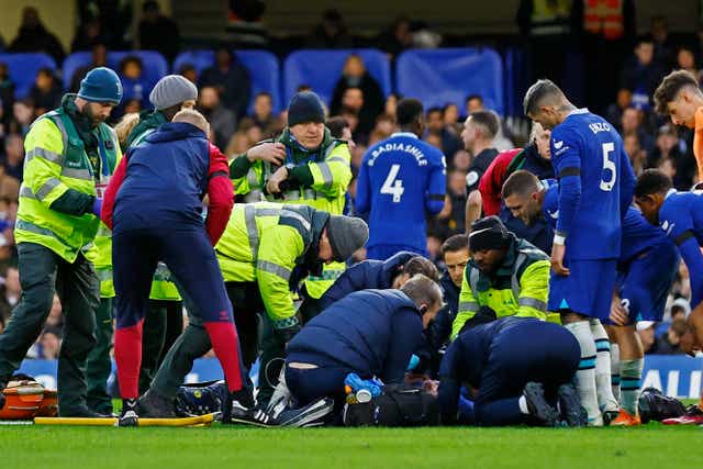 <p>The skipper was forced off with a head injury on Sunday </p>