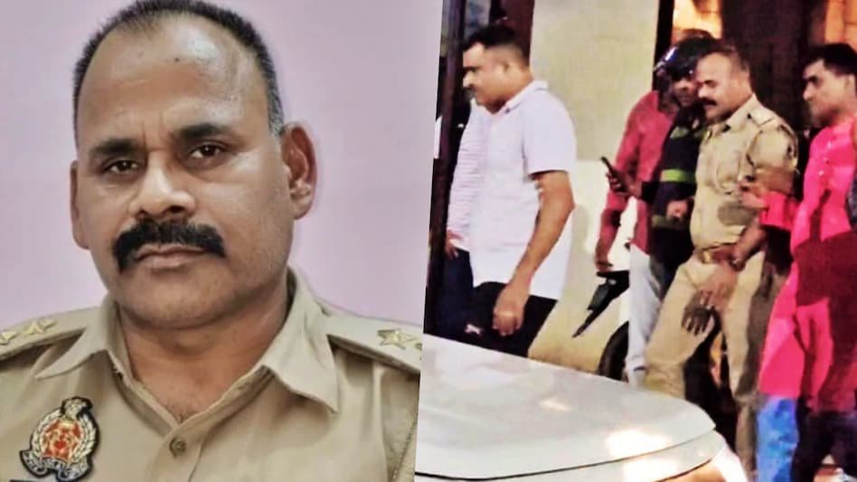 लखनऊ में रिश्वत लेने के आरोप में दारोगा अरेस्ट (Photo- Screengrab)