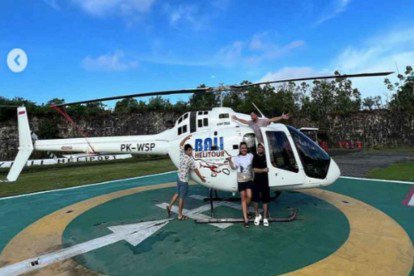 Harga Sewa Helikopter Raffi Ahmad untuk Jalan-jalan di Bali, Bukan Buat Kaum Mendang Mending