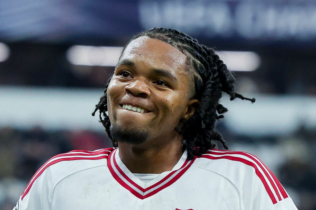 Rio Ngumoha in Champions League action for Liverpool against LASK