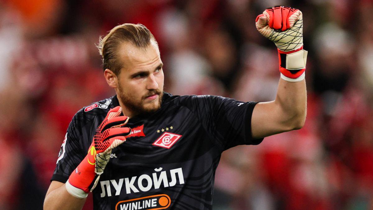 Aleksandr Maksimenko im Trikot von Spartak Moskau