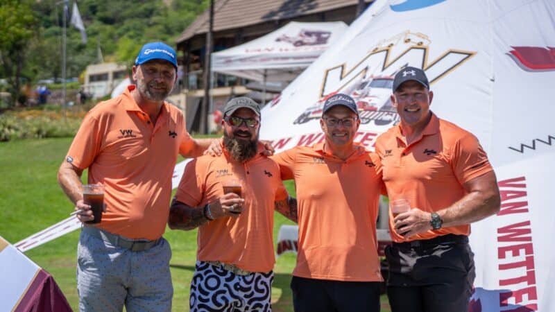 Antonie Botes, Tim O'Brien, Ruan Nell and Jean Deysel.