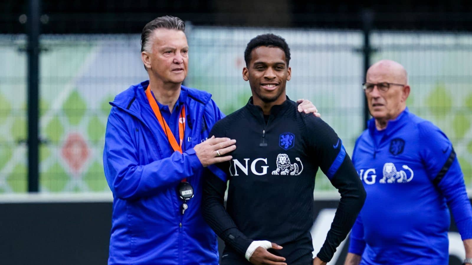 Jurrien Timber, Louis van Gaal Netherlands June 2022