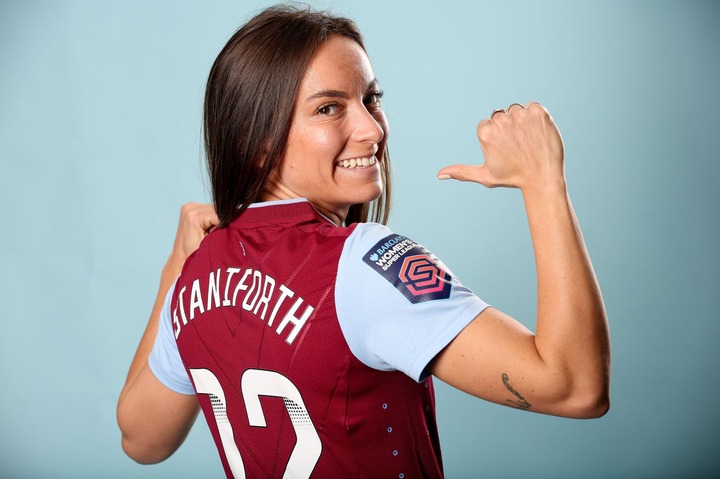 GALLERY: Lucy Staniforth arrives at Villa | AVFC