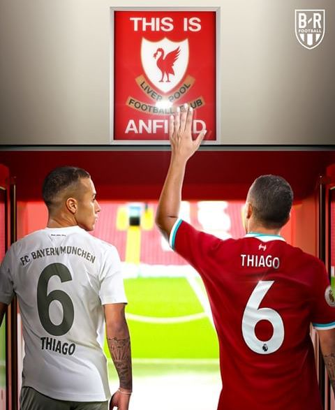 See Comments As Thiago Retains His Old Jersey Number At Liverpool Opera News