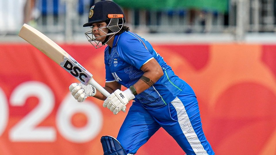 Shafali Verma in action (file image) (PTI)