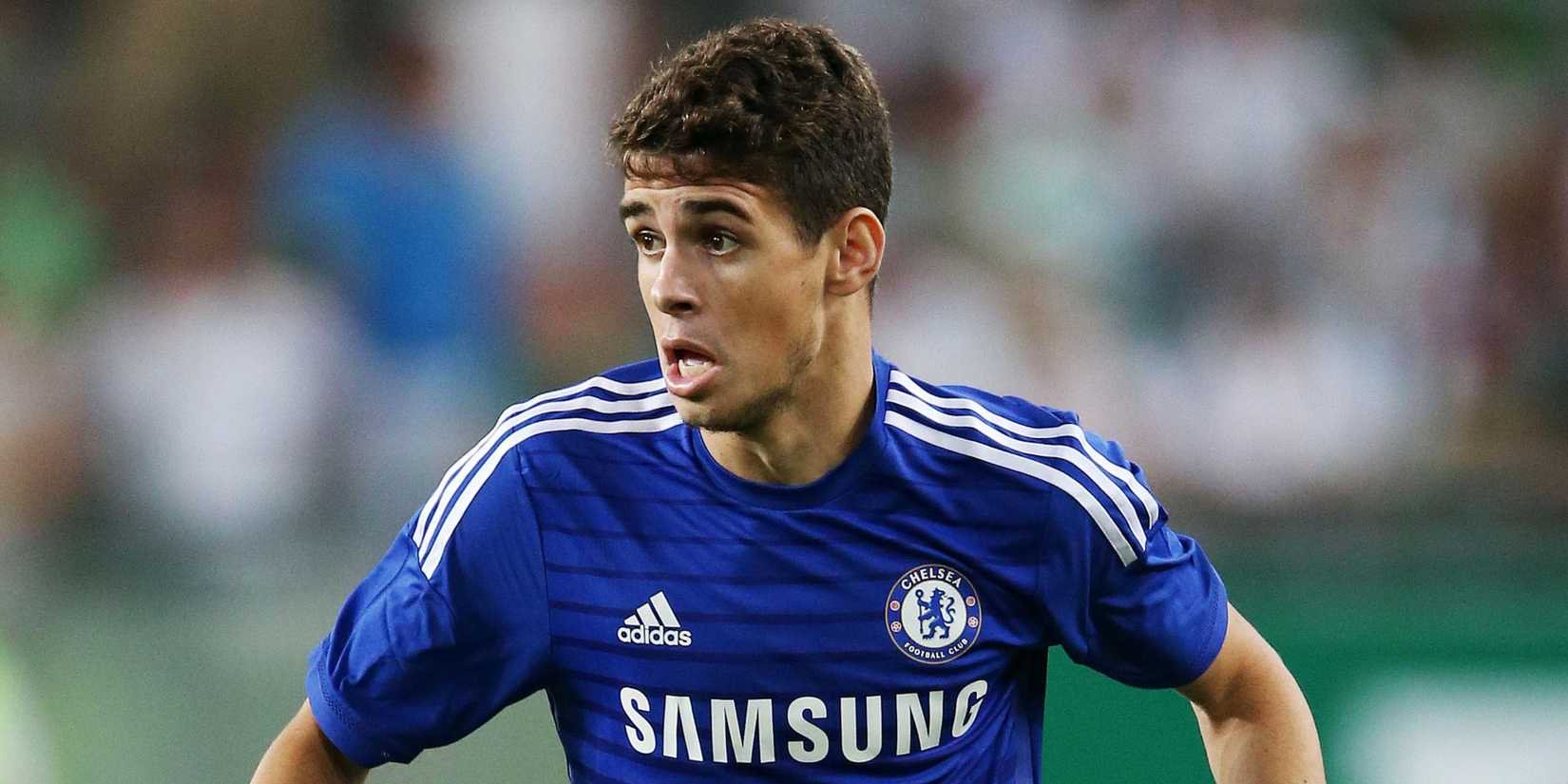 Chelsea's Oscar in action
