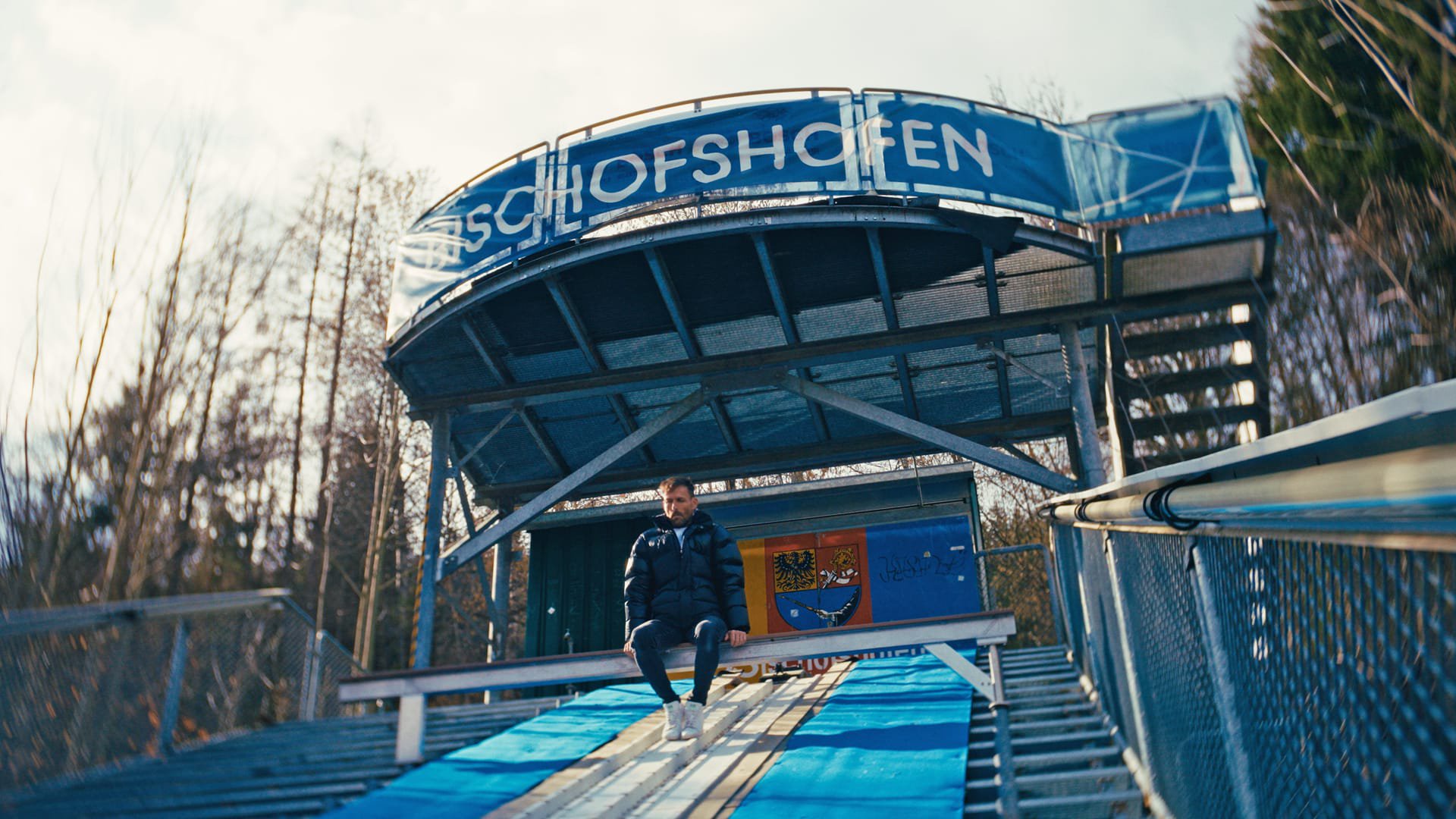 Schanzentisch in Bischofshofen, Szene aus Being Sven Hannawald