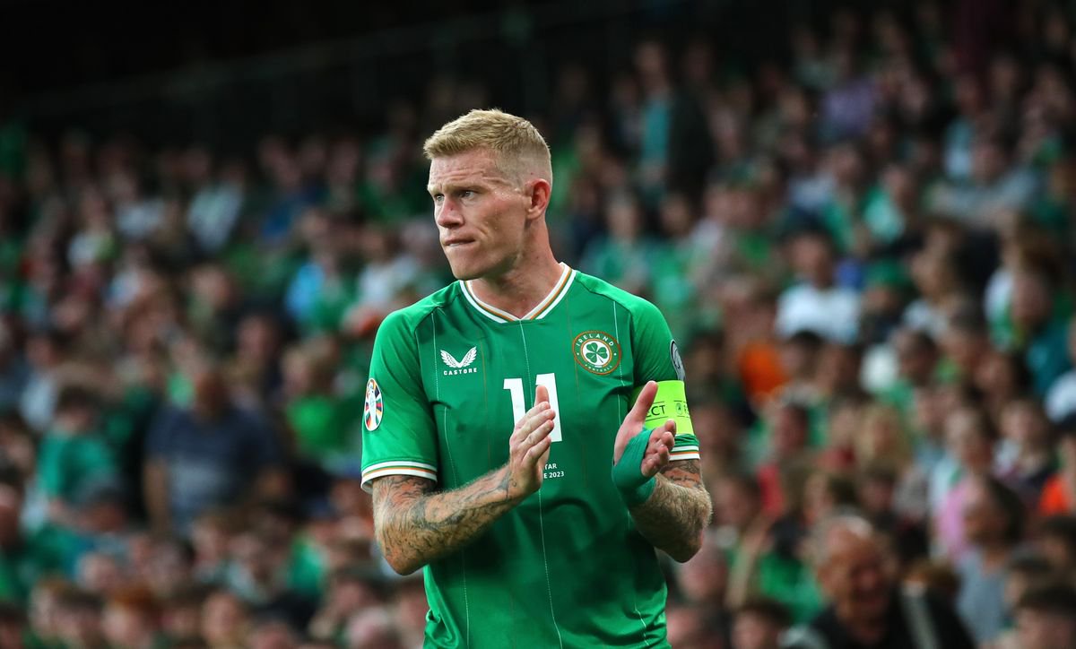 Ireland’s James McClean