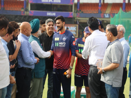 Delhi L-G Sandhu reviews stadium arrangements ahead of IPL match | Delhi L-G Sandhu reviews stadium arrangements ahead of IPL match