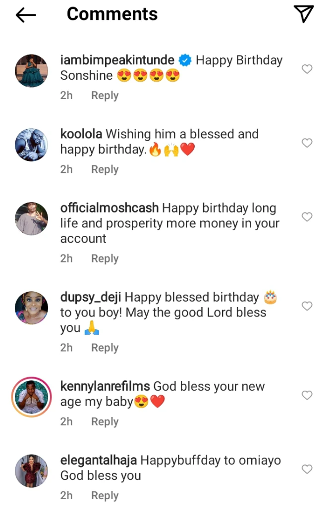 Reactions As Yoruba Movie Actor, Kunle Afod Celebrates Son's 14th Birthday
