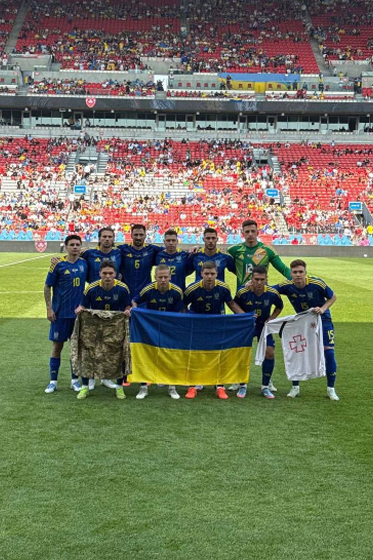 Ukraine national team took to a friendly match against Canada wearing the jersey and military jacket of the former Volyn player as a sign of remembrance for him.