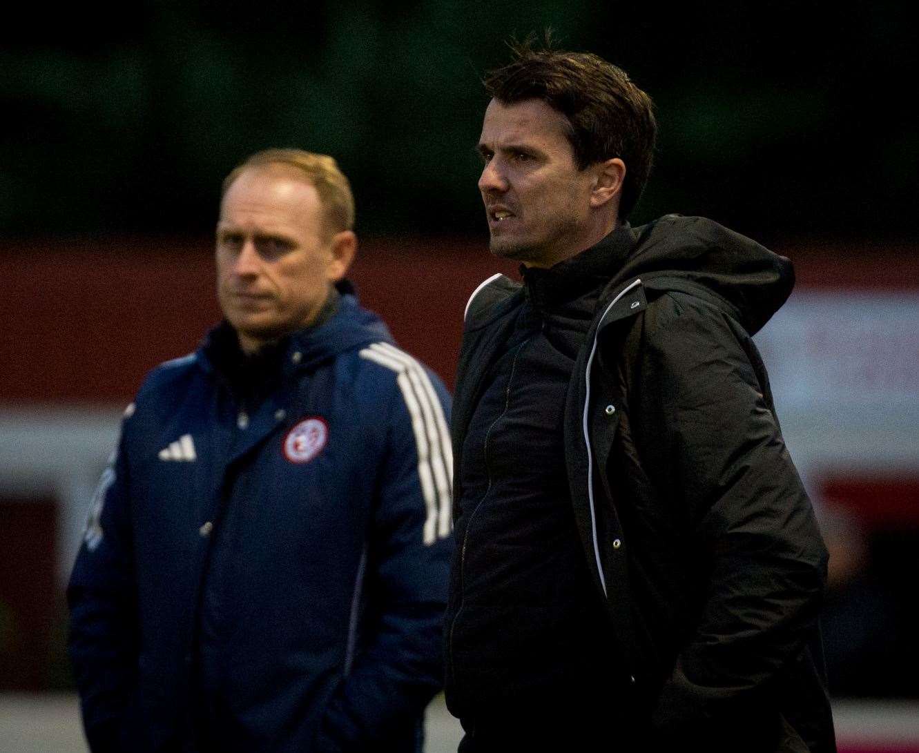 Manager Steven Mackay labelled goalkeeper Cammy Mackay's dramatic stoppage time equaliser a "special" Scottish Cup moment for Brora. Picture: Callum Mackay