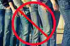 Jeans and other Western clothing are banned [Quora]