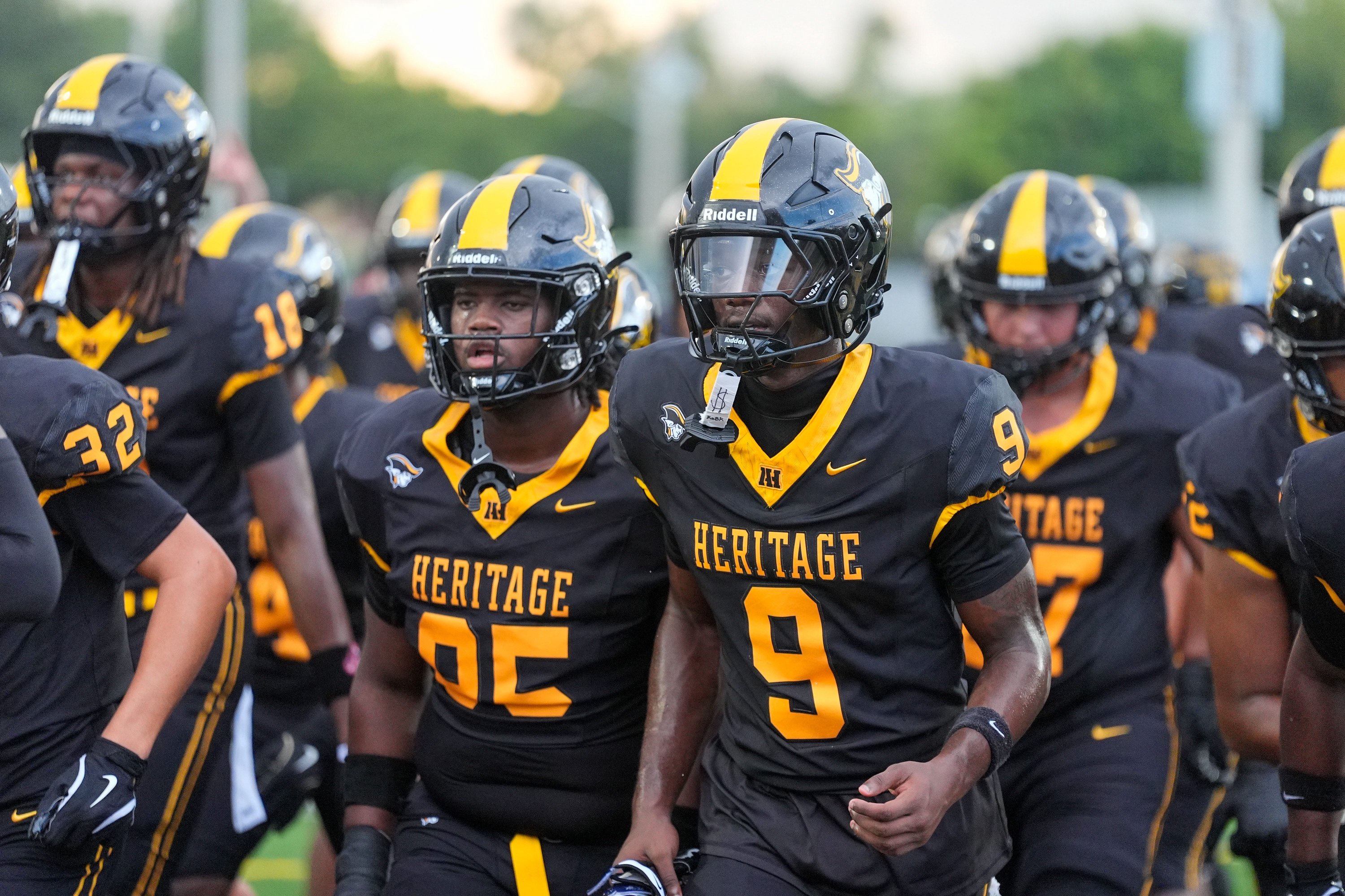 West Boca Raton against American Heritage in a Florida high school football game on Aug. 21, 2026, in Plantation, FL.