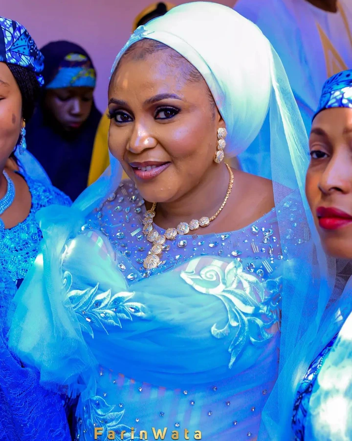 How Haleema Atete Appeared In Her White Bridal Dress