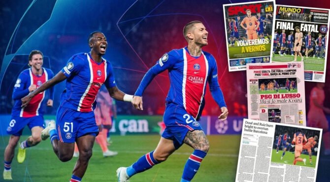 La presse européenne s’incline devant le PSG