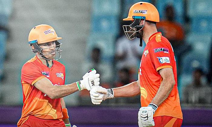 Gulf Giants' Vince and Gurbaz