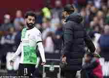 The game also featured a heated exchange between Liverpool star Mohamed Salah and manager Jurgen Klopp
