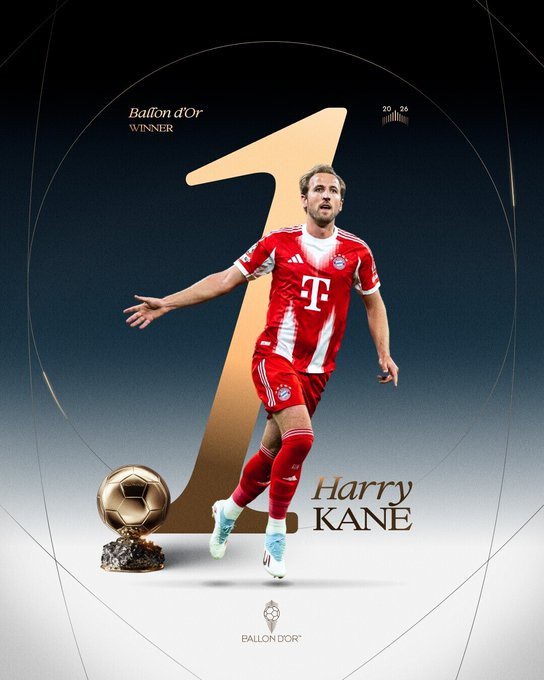 Harry Kane Ballon D'or 2026 PIC Ballon D'Or on X