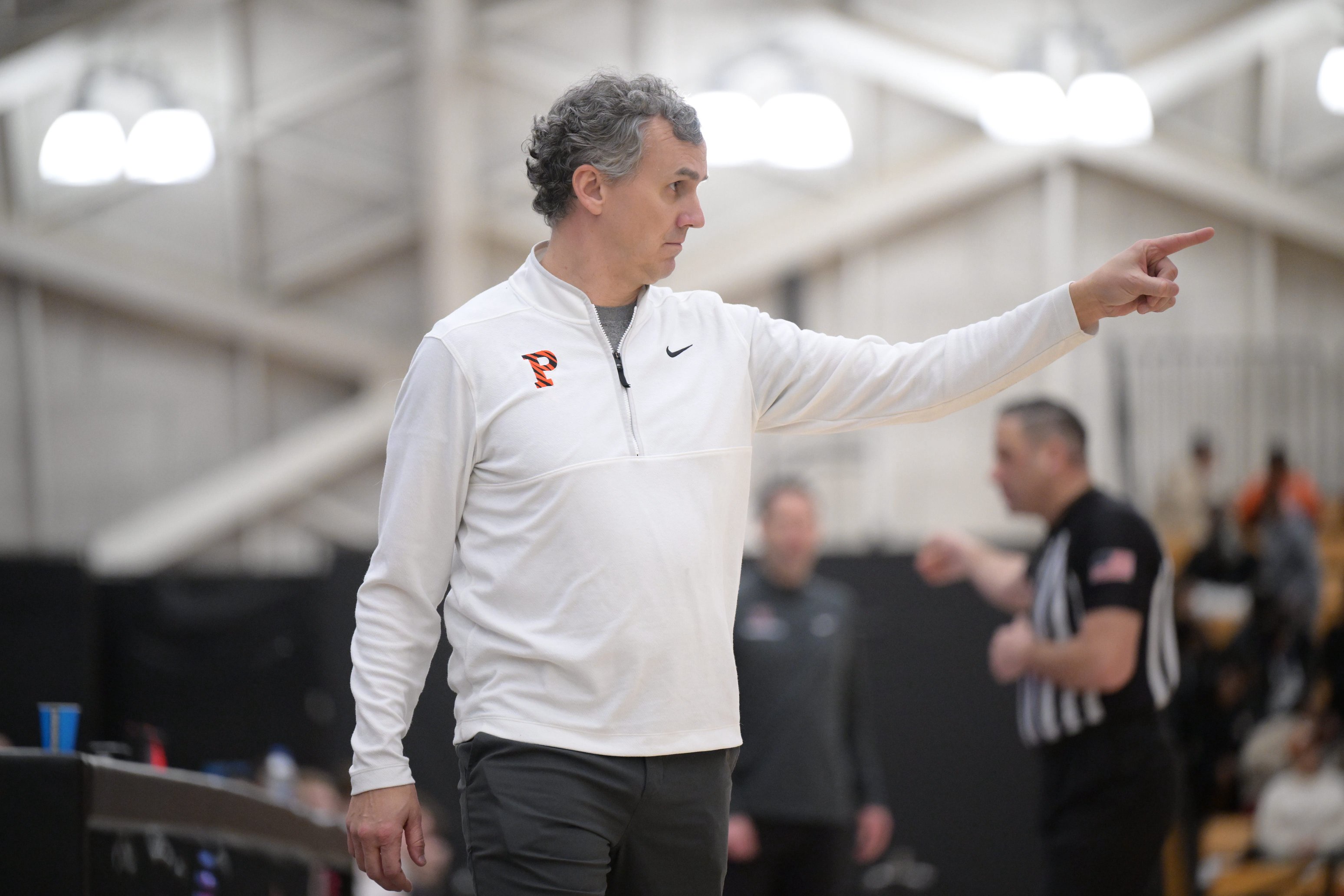 Princeton basketball coach Mitch Henderson