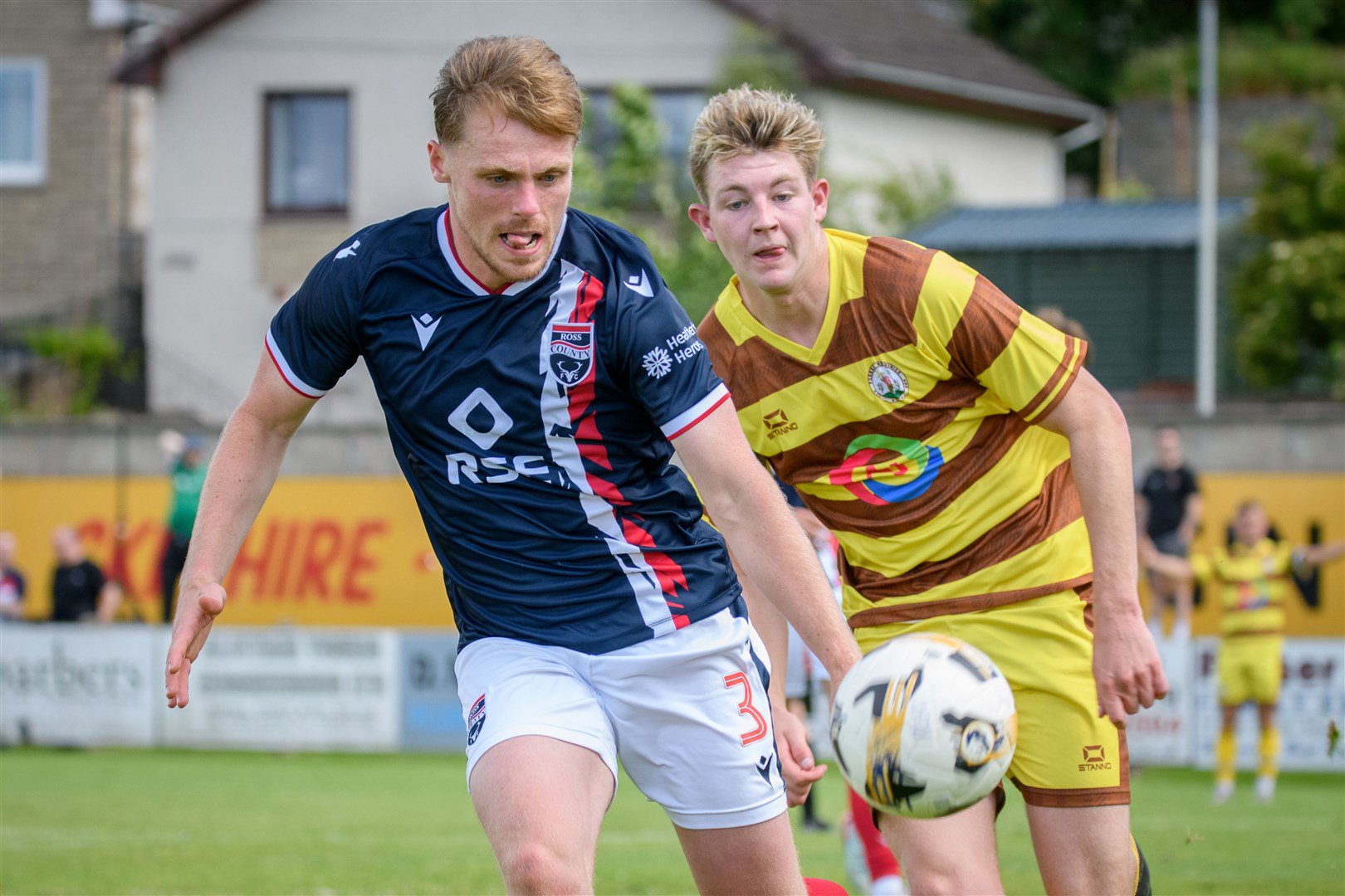Josh Reid has had to maximise the minutes given to him to impress Ross County boss Stuart Kettlewell. Picture: Daniel Forsyth